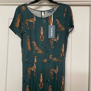 NWT Modcloth Cheetah Jumpsuit